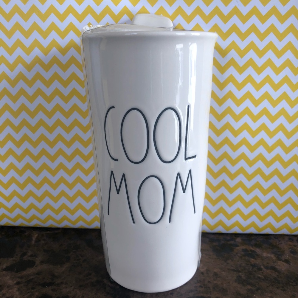 Rae Dunn cool mom travel mug